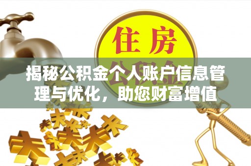 皇姑揭秘公积金个人账户信息管理与优化，助您财富增值