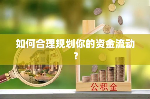 皇姑如何合理规划你的资金流动？