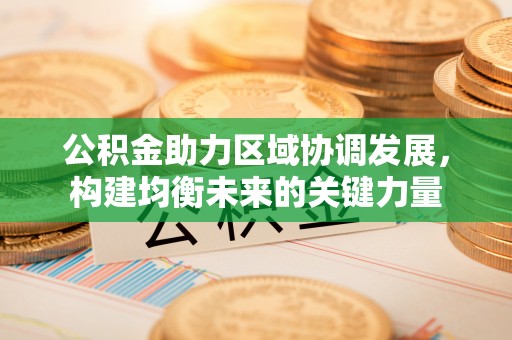皇姑公积金助力区域协调发展，构建均衡未来的关键力量
