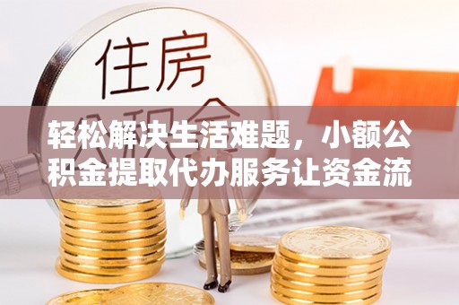 皇姑轻松解决生活难题，小额公积金提取代办服务让资金流动更便捷