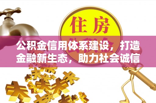 皇姑公积金信用体系建设，打造金融新生态，助力社会诚信发展