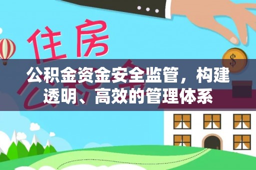 皇姑公积金资金安全监管，构建透明、高效的管理体系