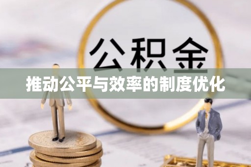 皇姑推动公平与效率的制度优化