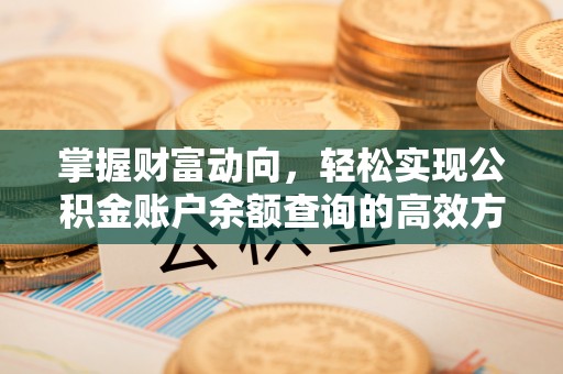 皇姑掌握财富动向，轻松实现公积金账户余额查询的高效方式
