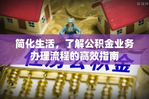 皇姑简化生活，了解公积金业务办理流程的高效指南