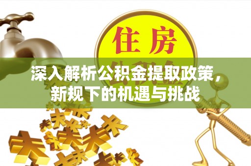 皇姑深入解析公积金提取政策，新规下的机遇与挑战