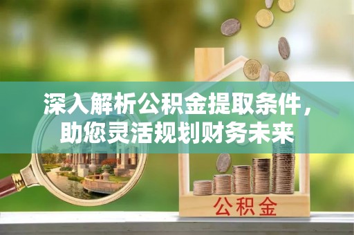 皇姑深入解析公积金提取条件，助您灵活规划财务未来