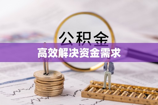 皇姑高效解决资金需求