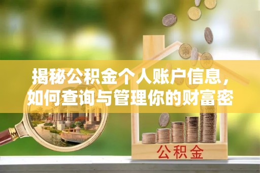 皇姑揭秘公积金个人账户信息，如何查询与管理你的财富密码