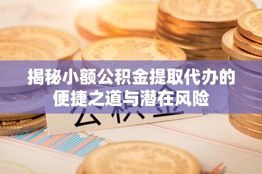 皇姑揭秘小额公积金提取代办的便捷之道与潜在风险