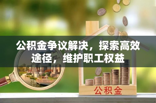 皇姑公积金争议解决，探索高效途径，维护职工权益