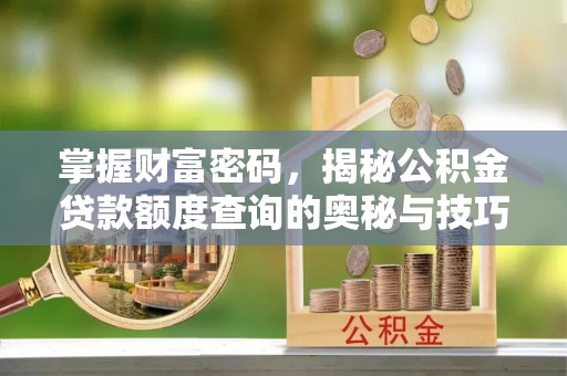 皇姑掌握财富密码，揭秘公积金贷款额度查询的奥秘与技巧