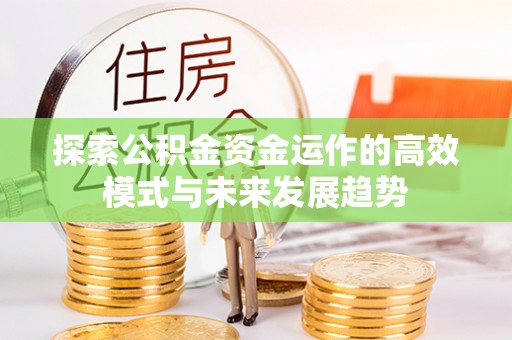 皇姑探索公积金资金运作的高效模式与未来发展趋势