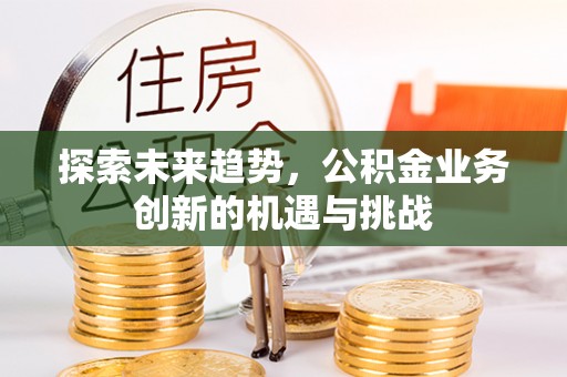 皇姑探索未来趋势，公积金业务创新的机遇与挑战