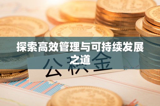皇姑探索高效管理与可持续发展之道