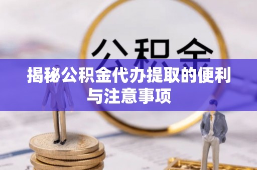 皇姑揭秘公积金代办提取的便利与注意事项