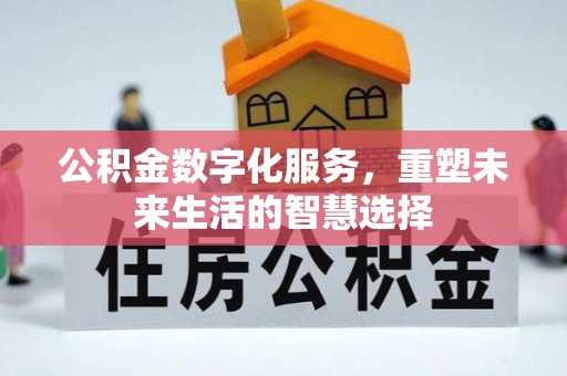 皇姑公积金数字化服务，重塑未来生活的智慧选择