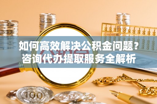 皇姑如何高效解决公积金问题？咨询代办提取服务全解析