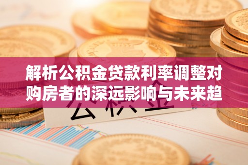 皇姑解析公积金贷款利率调整对购房者的深远影响与未来趋势