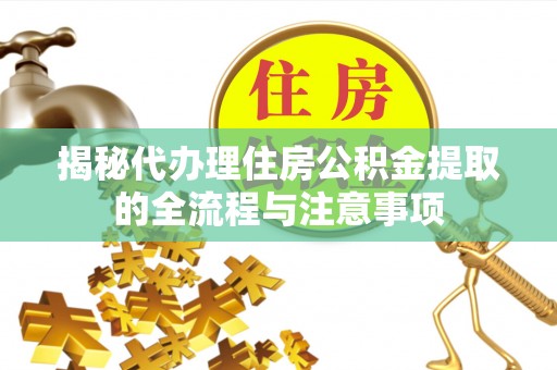 皇姑揭秘代办理住房公积金提取的全流程与注意事项