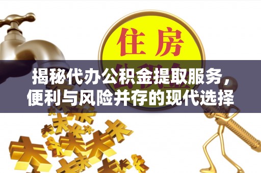 皇姑揭秘代办公积金提取服务，便利与风险并存的现代选择