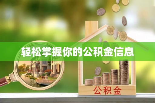 皇姑轻松掌握你的公积金信息